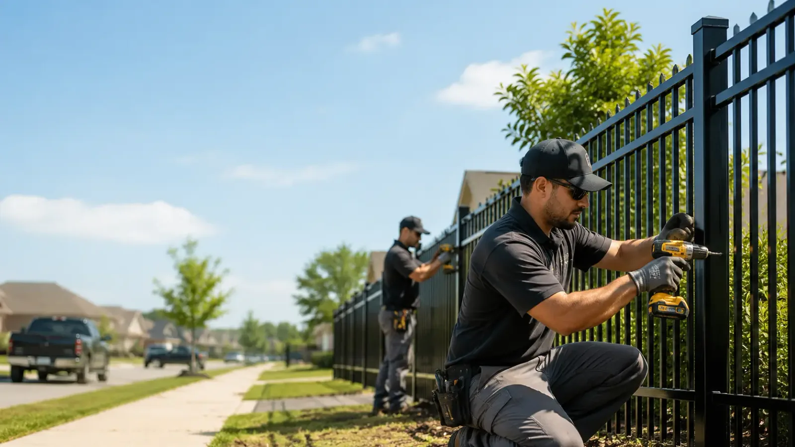 Metal Fence Installation in Melrose, LA